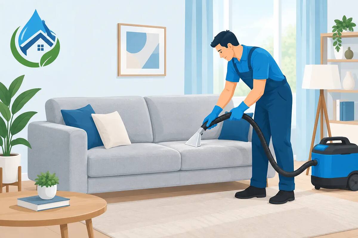 Illustration: Furniture Sanitisation Service for Cleaner Homes